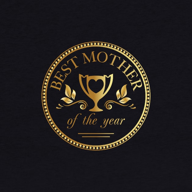 Mother's Day Gift Golden Trophy by oknoki